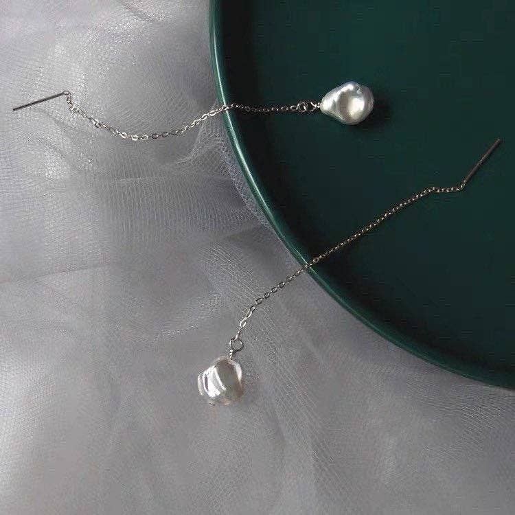 Freshwater Pearl Threader Earrings