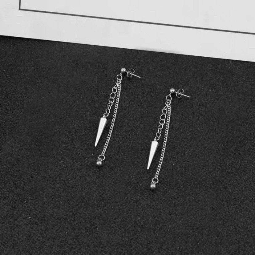 Bullet Spike Dangle Earrings