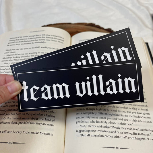 Team Villain Bookmark