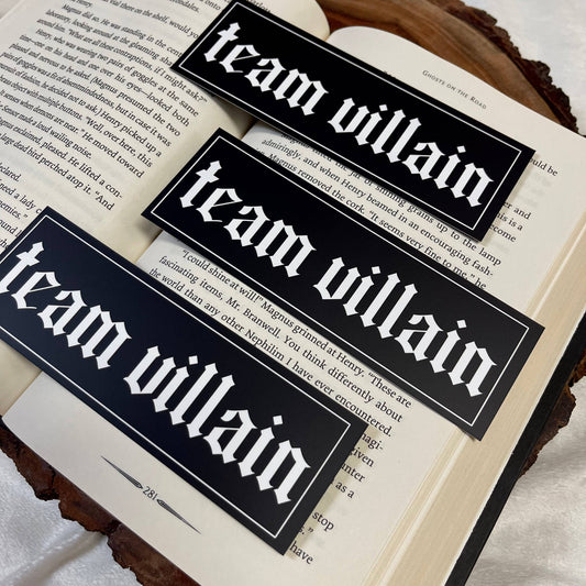 Team Villain Bookmark