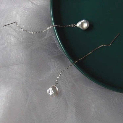 Freshwater Pearl Threader Earrings