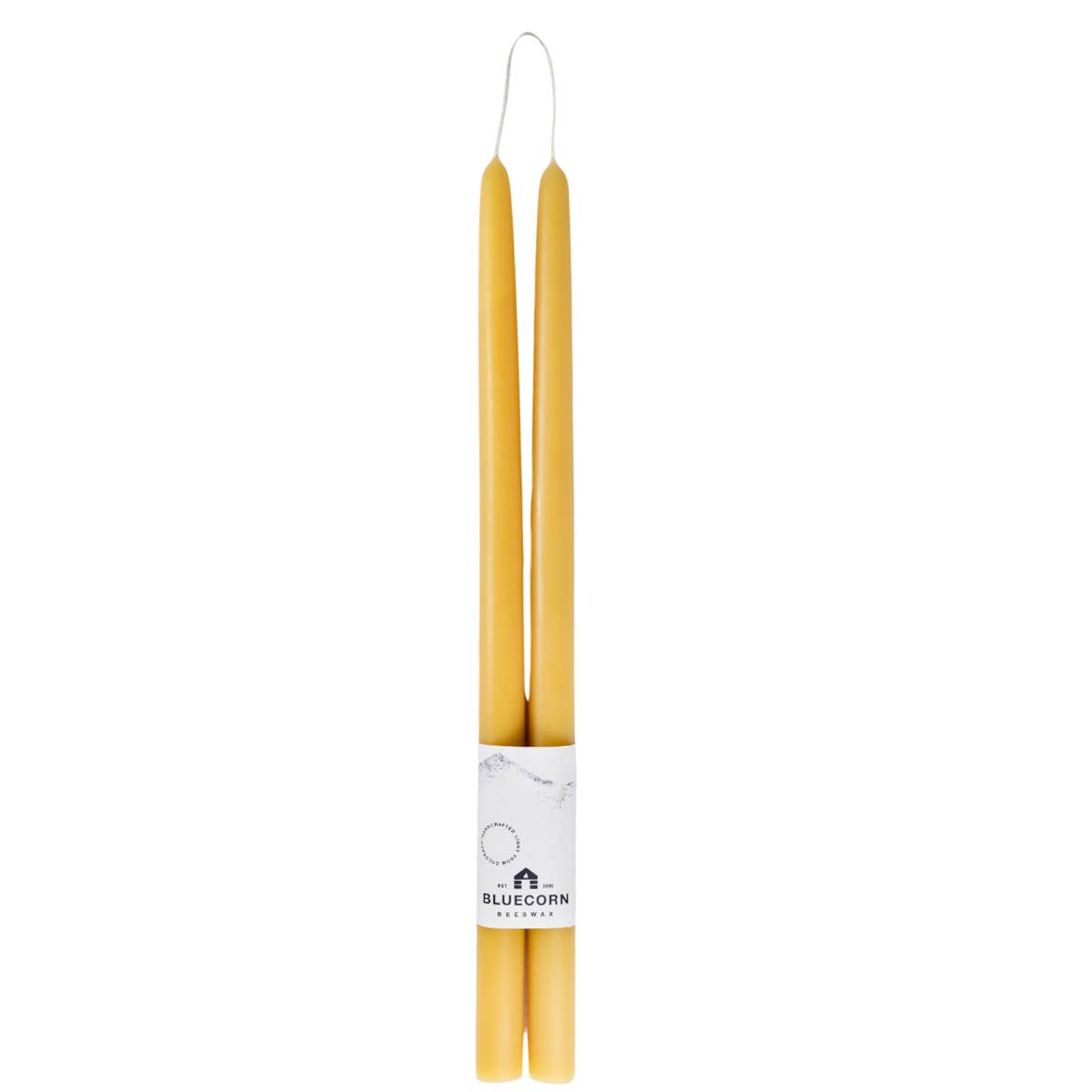 Hand-Dipped 100% Pure Beeswax Taper Candles