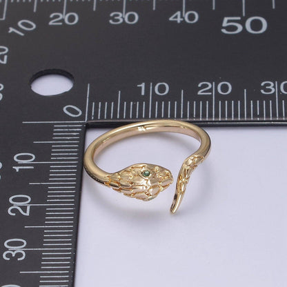 18k Gold Filled Snake Wrap Ring