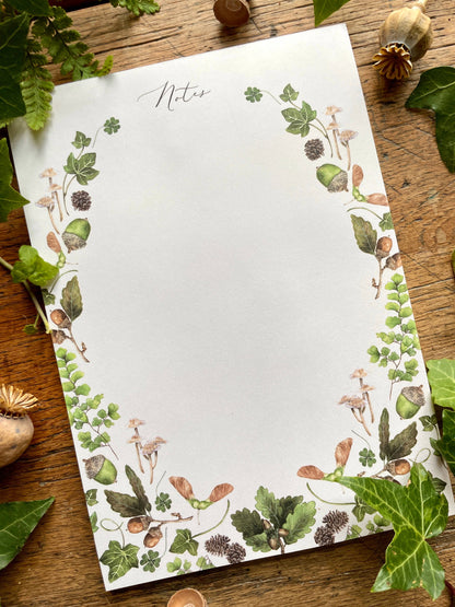 Watercolor Woodlands Notepad