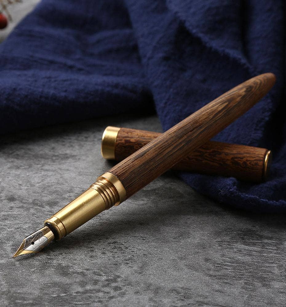 Handmade Wood & Brass Fountain Pen