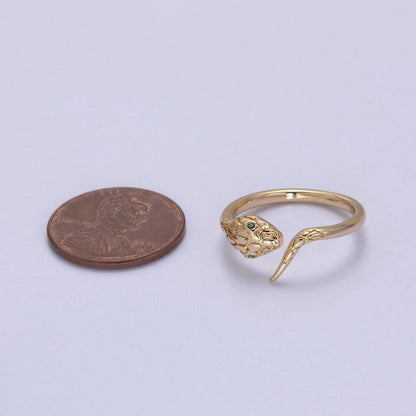 18k Gold Filled Snake Wrap Ring
