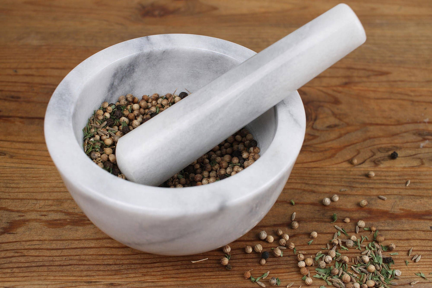 White Marble Mortar & Pestle