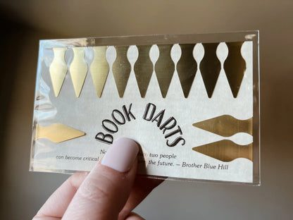 Book Darts: Elegant Nondamaging Page Markers