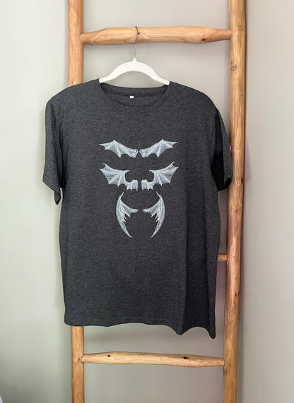 Subtle ACOTAR bat boys themed t shirt bat wing art