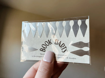 Book Darts: Elegant Nondamaging Page Markers