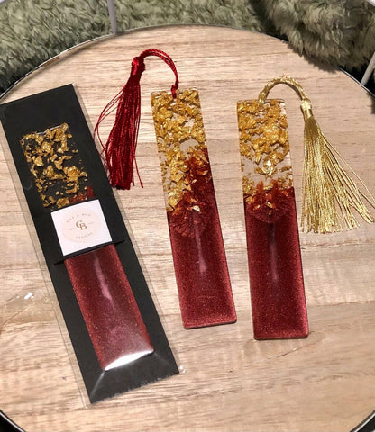 Gryffindor-esque Red & Gold Bookmark