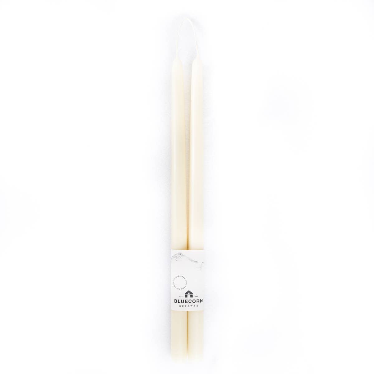 Hand-Dipped 100% Pure Beeswax Taper Candles