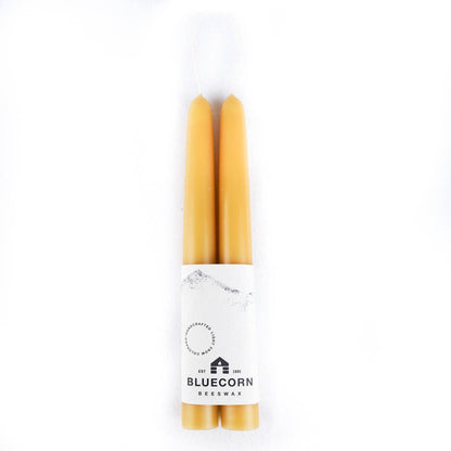 Hand-Dipped 100% Pure Beeswax Taper Candles