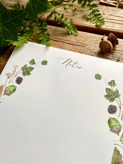 Watercolor Woodlands Notepad