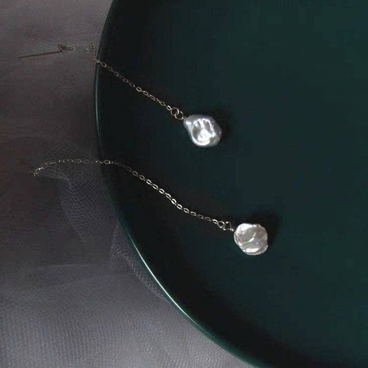 Freshwater Pearl Threader Earrings