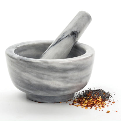 White Marble Mortar & Pestle