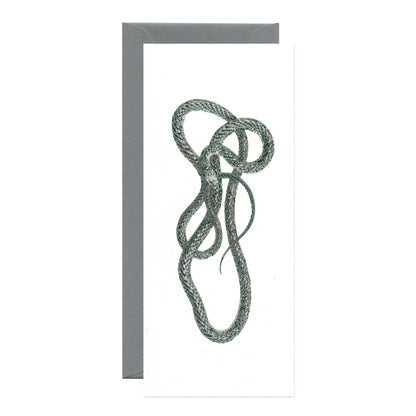 Green Mamba Greeting Card