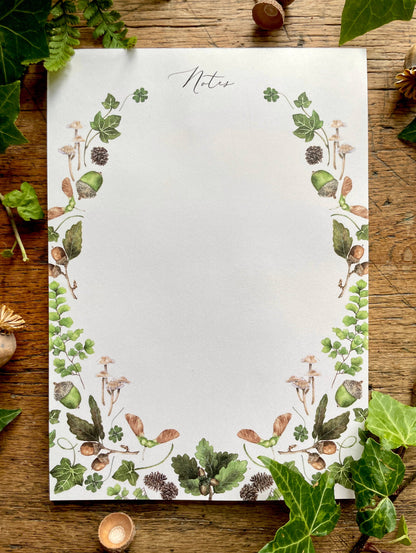 Watercolor Woodlands Notepad