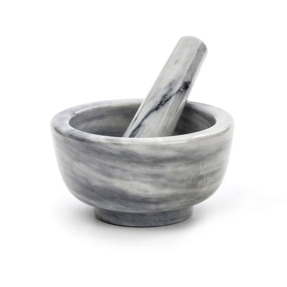 White Marble Mortar & Pestle